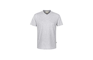 HAKRO V-Shirt Classic - ash meliert