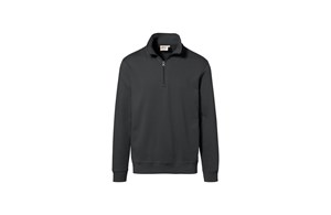 HAKRO Zip-Sweatshirt Premium - anthrazit