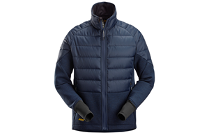 SNICKERS - FlexiWork, Hybrid Arbeitsjacke - navy-navymel