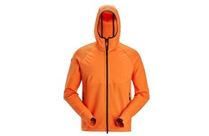 Snickers - FlexiWork Full-Zip Midlayer Hoodie #8405 - warm-orange