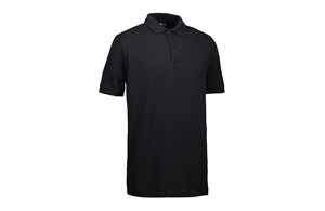 ID® - PRO Wear Herren Poloshirt | ohne Tasche, Schwarz