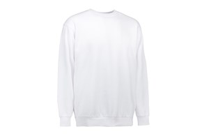 ID® - PRO Wear klassisches Sweatshirt, Weiss