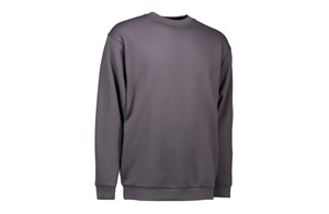 ID® - PRO Wear klassisches Sweatshirt, Silber grau