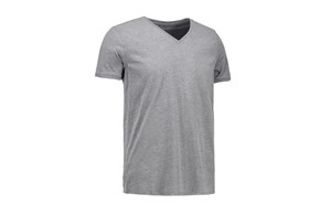 ID® - CORE V-Neck Tee, Grau meliert