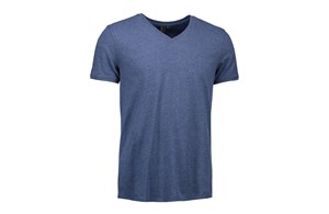 ID® - CORE V-Neck Tee, Blau melange