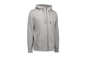 ID® - CORE Full Zip Hoodie, Grau meliert