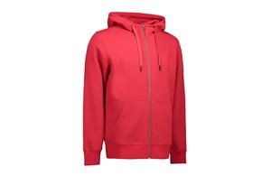 ID® - CORE Full Zip Hoodie, Rot